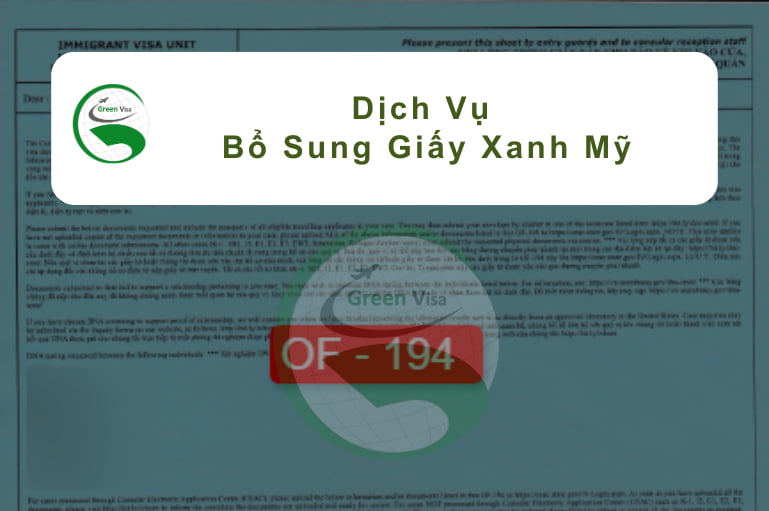 Bổ Sung Giấy Xanh Mỹ