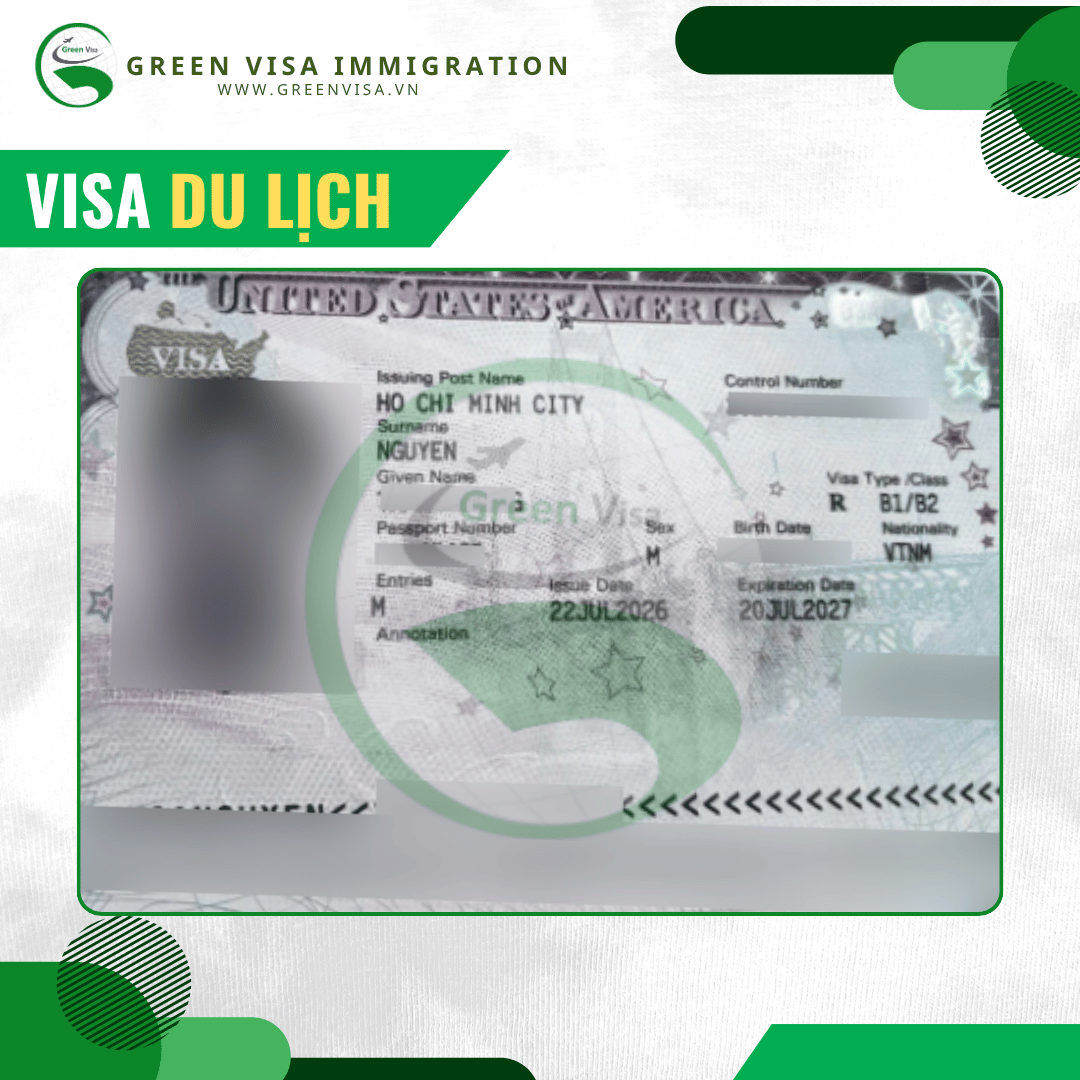 Khách hàng đậu visa du lịch Mỹ B1/B2