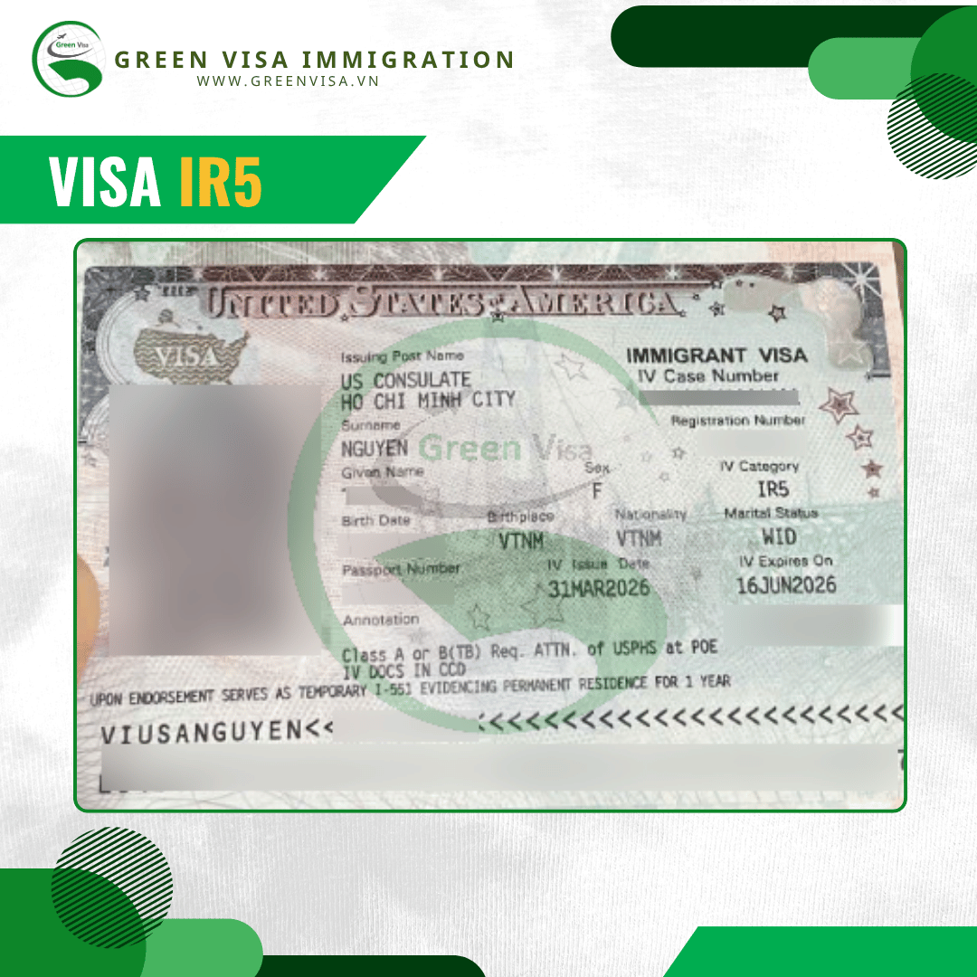 Visa định cư Mỹ thành công