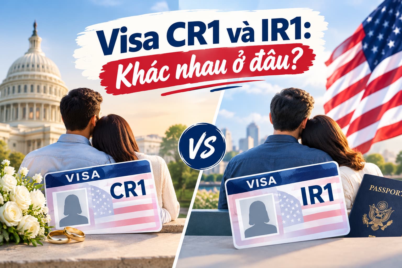Visa CR1 và IR1 Khác nhau ở đâu