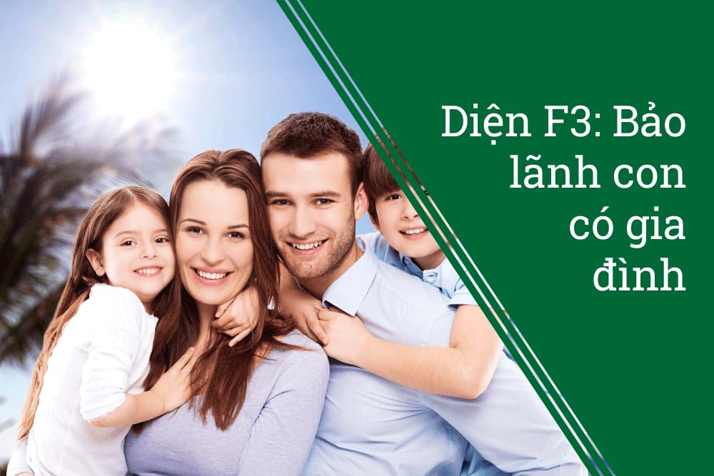Diện F3 bảo lãnh con có gia đình