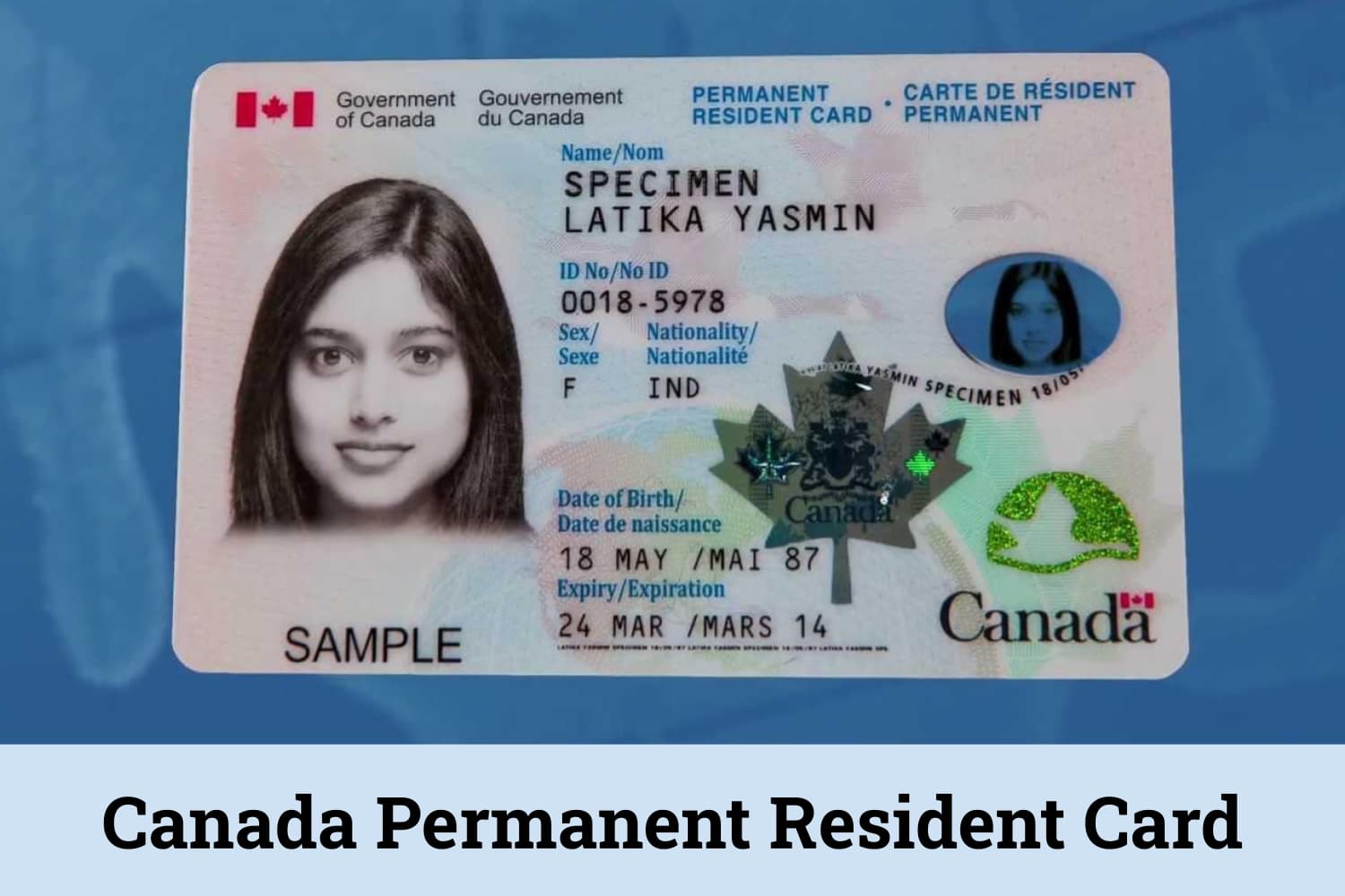 Canada Permanent Resident Card