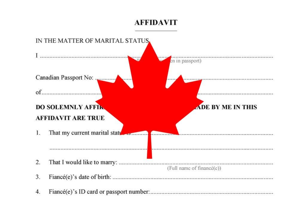 Tuyên thệ độc thân Canada